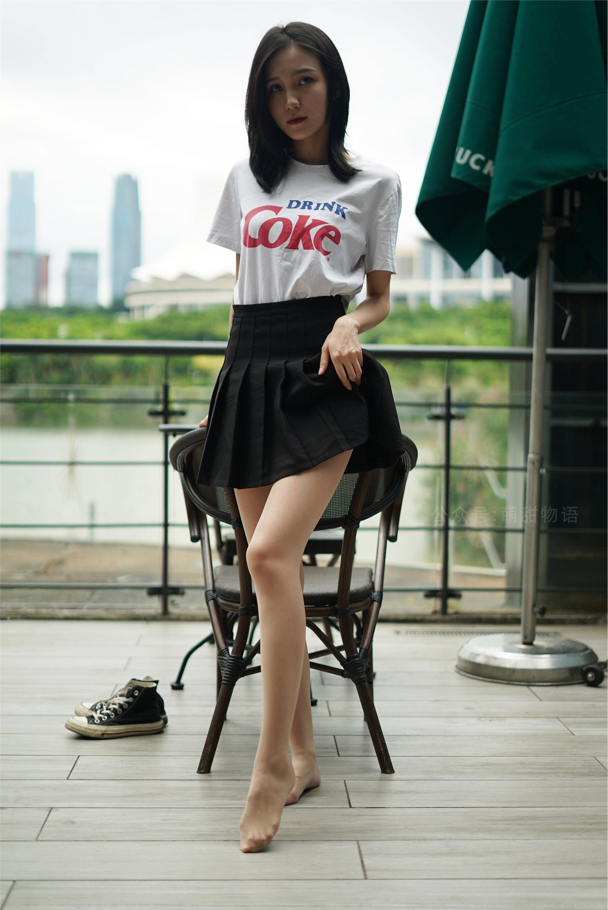 萌甜物语 XM107《清纯百褶裙-腿腿》